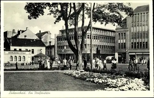 Ak Lüdenscheid in Nordrhein Westfalen, Partie am Straßenstern