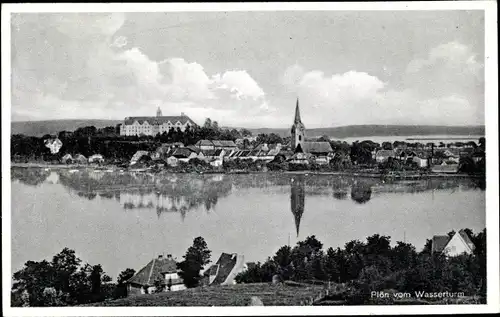 Ak Plön am See Holstein, Stadtansicht vom Wasserturm