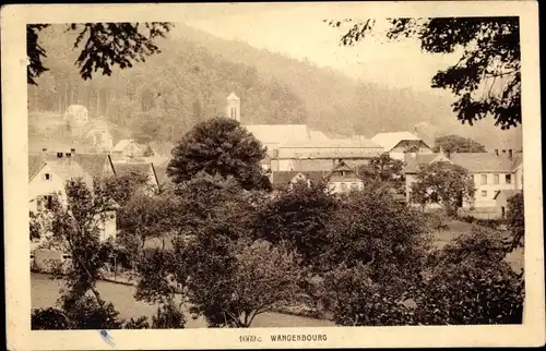 Ak Wangenbourg Wangenburg Elsass Bas Rhin, Ortsansicht