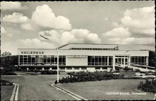 Ak Castrop Rauxel im Ruhrgebiet, Hallenbad