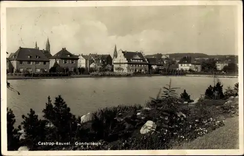 Ak Castrop Rauxel im Ruhrgebiet, Gondelteich