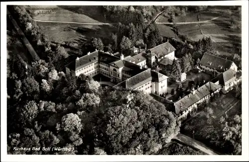 Ak Bad Boll in Württemberg, Kurhaus, Fliegeraufnahme