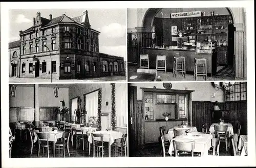 Ak Scherlebeck Herten Ruhrgebiet, Gaststätte Gertrudenhof, Bes. Herm. Berger, Innenansicht