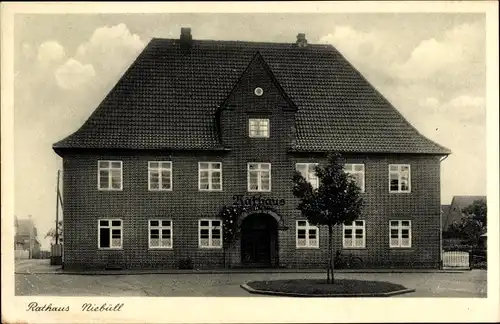 Ak Niebüll in Nordfriesland, Rathaus