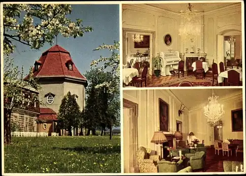 Ak Thiergarten Bayreuth in Oberfranken, Jagdschloss Thiergarten, Hotel Schloss Thiergarten