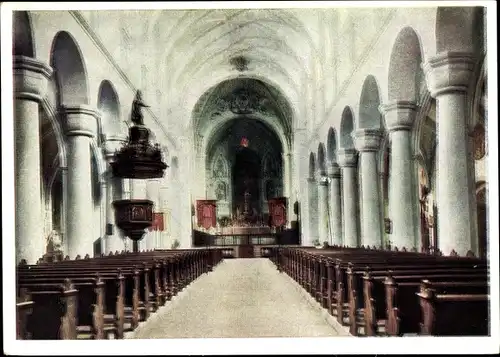 Ak Konstanz am Bodensee, Münster, Innenansicht