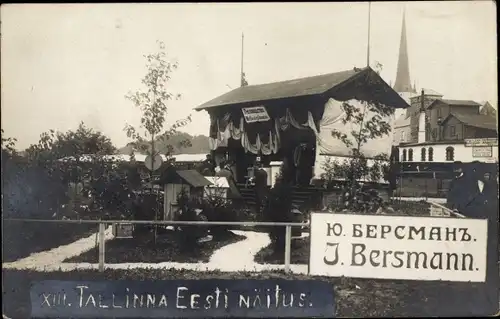 Foto Ak Tallinn Reval Estland, XIII. Tallinna Eesti Näitus, J. Bersmann