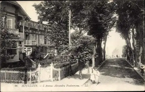 Ak Houlgate Calvados, L'Avenue Alexandra Feodorowna