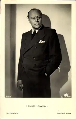 Ak Schauspieler Harald Paulsen, Portrait