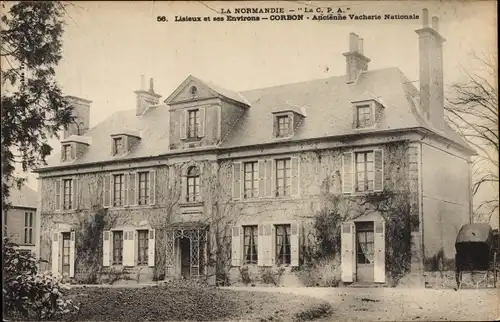 Ak Corbon Calvados, Ancienne Vacherie Nationale