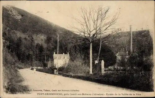 Ak Pont Errembourg Calvados, Entree de la Vallee de la Vere