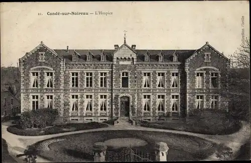 Ak Condé sur Noireau Calvados, L'Hospice
