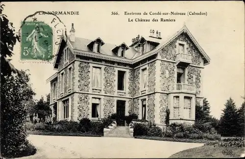 Ak Condé sur Noireau Calvados, Le Chateau des Ramiers