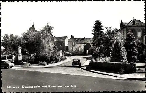 Ak Klimmen Limburg Niederlande, Dorpsgezicht met Romeinse Boerderij