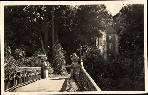 Foto Mirow Mecklenburgische Seenplatte, Partie im Schlossgarten