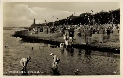 Ak Ostseebad Laboe, Strandpartie