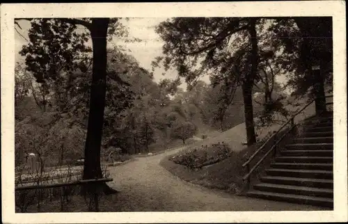 Foto Ak Hamburg Altona, Schlucht, Gartenbau-Ausstellung 1914