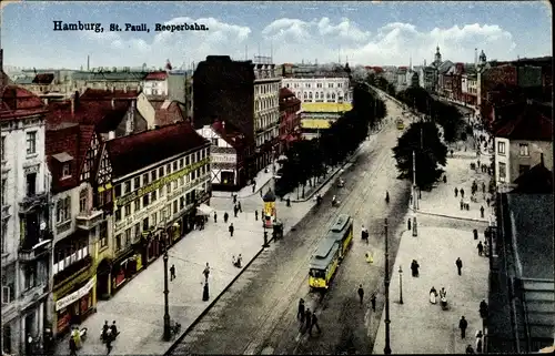 Ak Hamburg Mitte St. Pauli, Reeperbahn