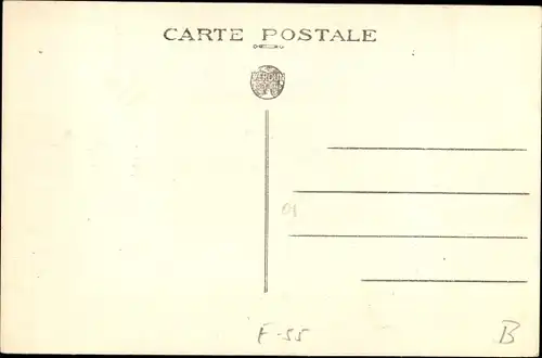 Ak Verdun Meuse, vue générale sur la Meuse et le Quai de Londres