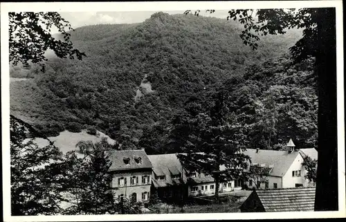 Ak Veldenz an der Mosel, Evangelisches Erholungsheim, Ortspartie