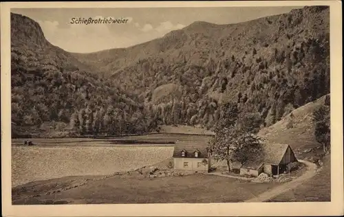 Ak Metzeral Elsass Haut Rhin, Lac du Schiessrothried, Schießrotriedweier