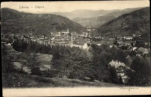 Ak Lièpvre Leberau Elsass Haut Rhin, Gesamtansicht