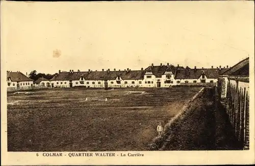 Ak Colmar Kolmar Elsass Haut Rhin, Quartier Walter, La Carriere
