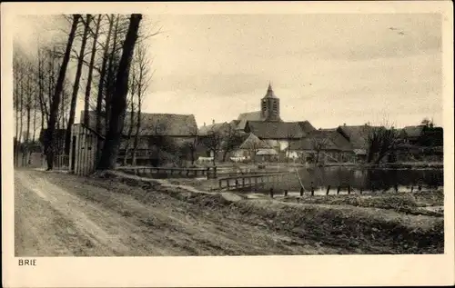 Ak Brie Somme, Ortsansicht