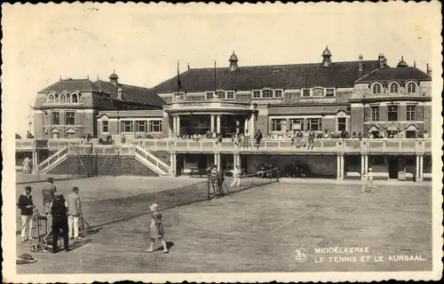 Ak Middelkerke Westflandern, Le Tennis et le Kursaal