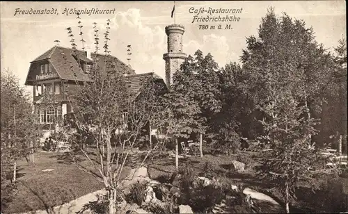 Ak Freudenstadt im Nordschwarzwald, Cafe Restaurant Friedrichshöhe