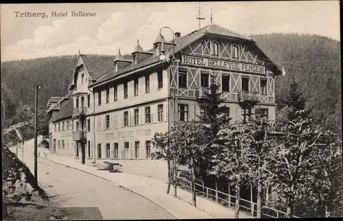 Ak Triberg im Schwarzwald, Hotel Bellevue
