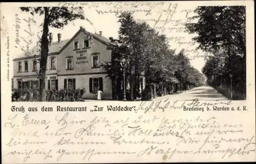 Ak Bredeney Essen im Ruhrgebiet, Restaurant Zur Waldecke