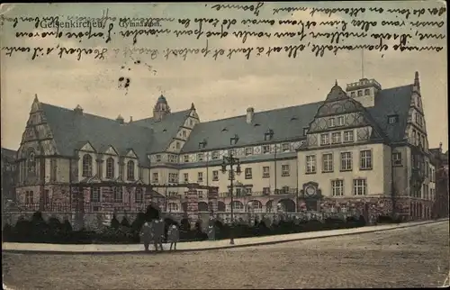 Ak Gelsenkirchen im Ruhrgebiet, Gymnasium