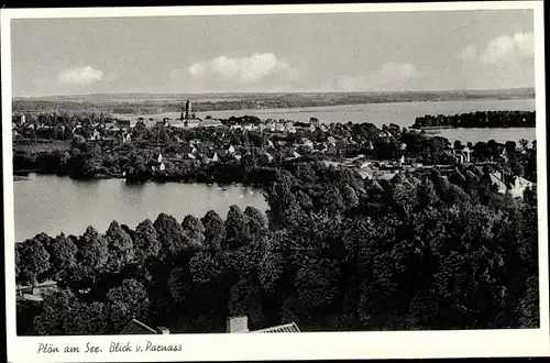 Ak Plön am See Holstein, Blick vom Parnass