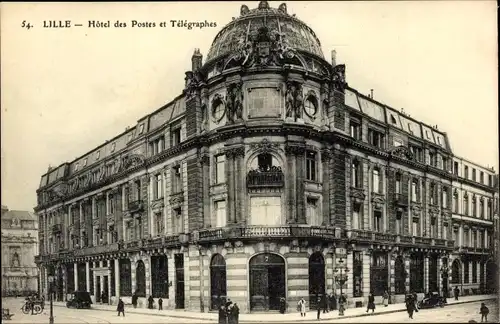 Ak Lille Nord, Hotel des Postes et Telegraphes