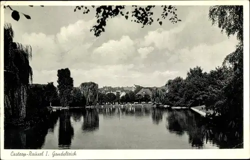 Ak Castrop Rauxel im Ruhrgebiet, Gondelteich