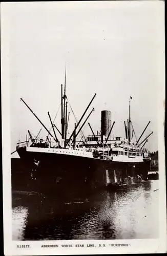 Ak Dampfer SS Aberdeen, White Star Line