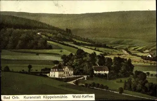 Ak Bad Orb in Hessen, Kuranstalt Küppelsmühle, Waldcafe