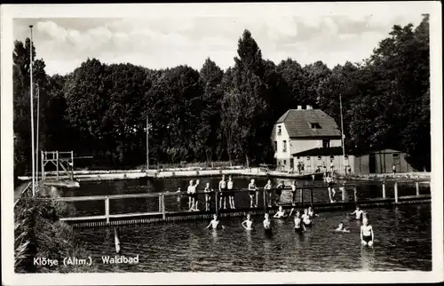 Ak Klötze in der Altmark, Waldbad