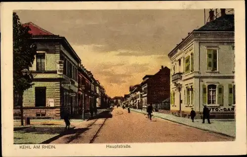 Ak Kehl am Rhein, Hauptstraße