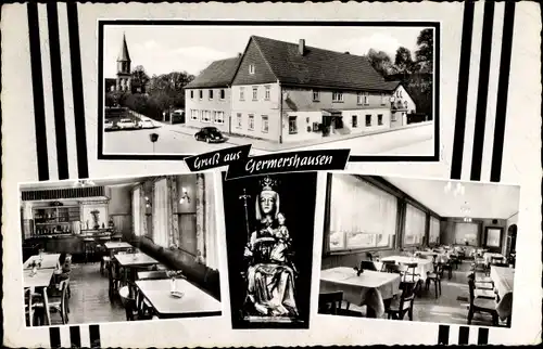 Ak Germershausen im Untereichsfeld, Gasthaus Stadt Hannover, Wallfahrtsort, Gnadenbild