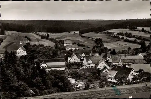 Ak Obermusbach Musbach Freudenstadt im Schwarzwald, Panorama, Gasthof Sonnenblick