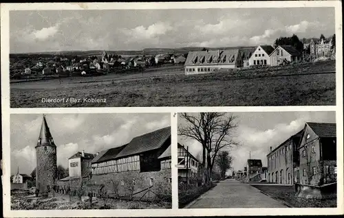 Ak Dierdorf im Westerwald, Ortsansichten