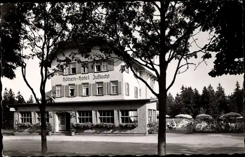 Ak Zuflucht Bad Peterstal Griesbach im Schwarzwald, Schmelzles Höhenhotel, Inh. Schmelzle u. Ott