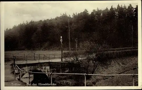 Ak Trittau in Schleswig Holstein, Hirschbrücke