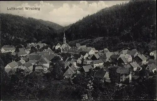 Ak Wirsberg im Fichtelgebirge, Gesamtansicht