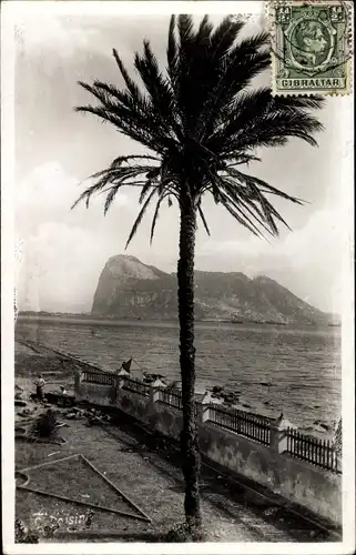 Ak Gibraltar, View of the Rock from Spanish Shores
