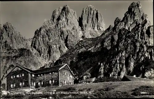Ak Dachstein Steiermark, Hofpürglhütte, Bischofsmütze