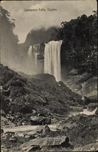 Ak Ceylon Sri Lanka, Laxapana Falls