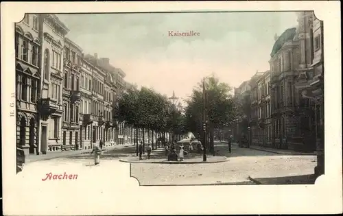 Ak Aachen in Nordrhein Westfalen, Kaiserallee